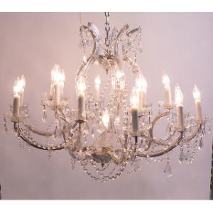 Clear Plastic Princess Chandelier Large - Element Event Solutions