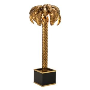 Antique Brass Palm Tree Lamp - Element Event Solutions