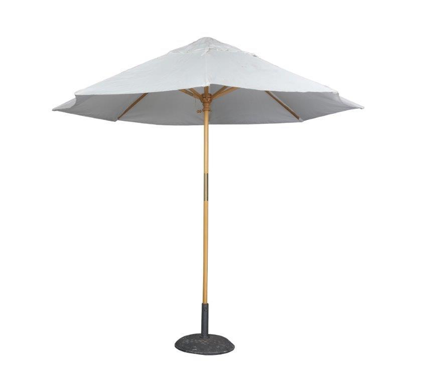 Natural Market Umbrella 9.5' Diameter - Element Event Solutions