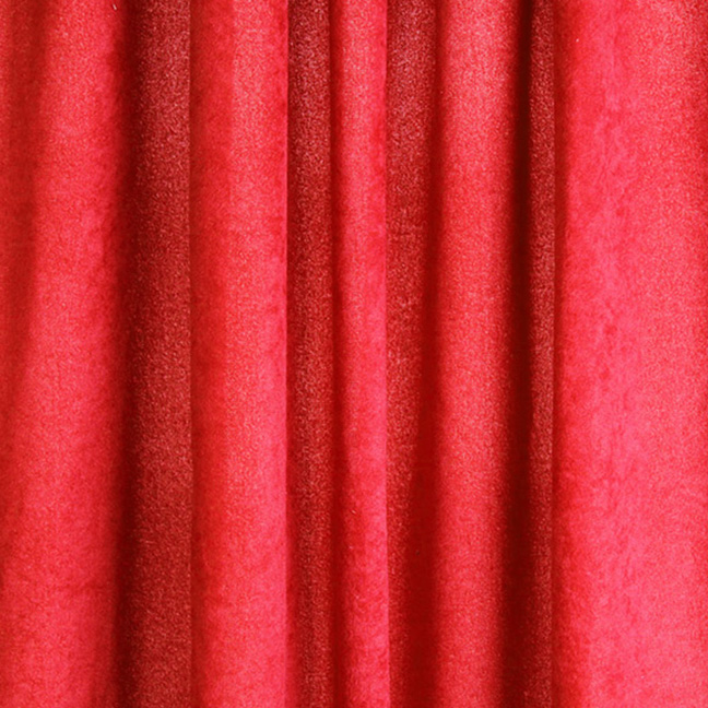 Red Crushed Velvet Drape 5'w x 16'h - Element Event Solutions