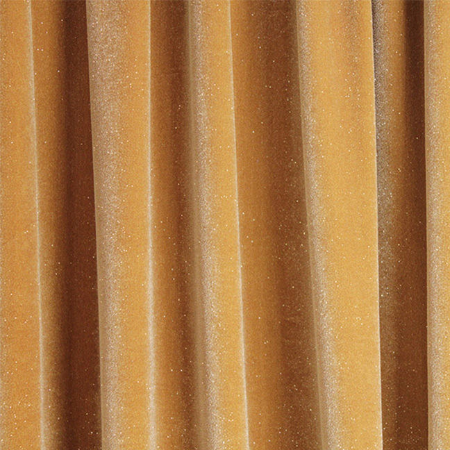 Gold Sparkle Velvet Drape 5'w x 16'h - Element Event Solutions