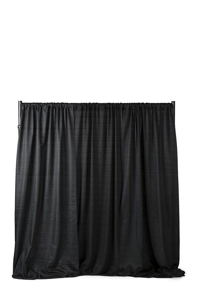 Black Banjo Drape 4'w X 8'h - Element Event Solutions