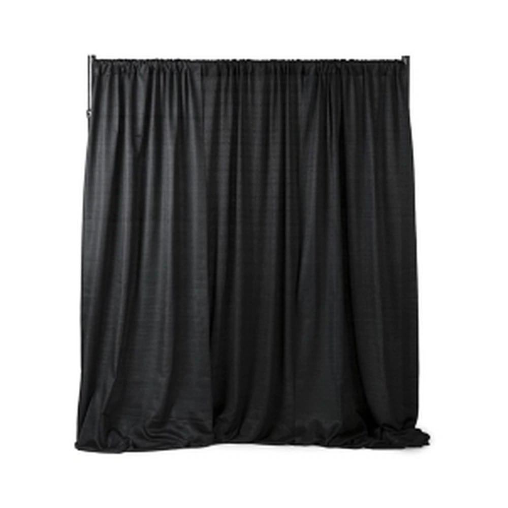 Black Banjo Drape 12'w x 3'h - Element Event Solutions