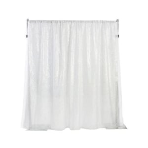 Silver Sequin Drape 9'x12' - Element Event Solutions