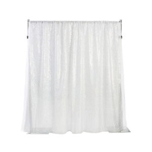 Silver Sequin Drape 9'x12' - Element Event Solutions