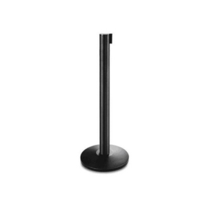 Black Retractable Stanchion + - Element Event Solutions