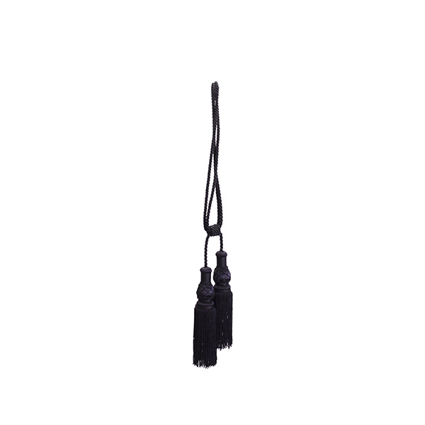 Black Double Ended Tassle Large - Element Event Solutions