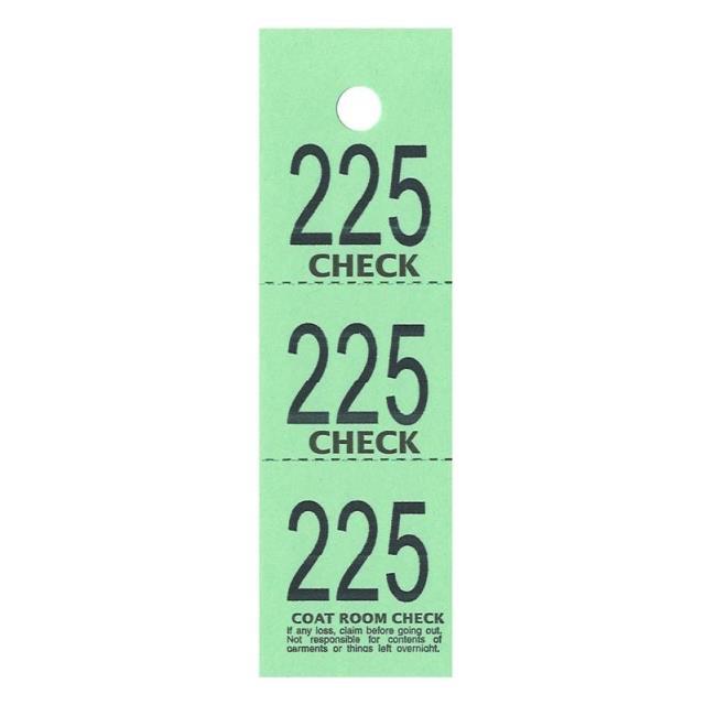 Coat Check Tickets package of 100 - Element Event Solutions