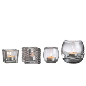 Clear & Cut Glass Votive Holders - Element Event Solutions