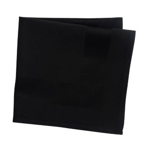 Black Cotton Satin Band