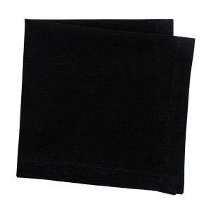 Black Hemstitch Cotton