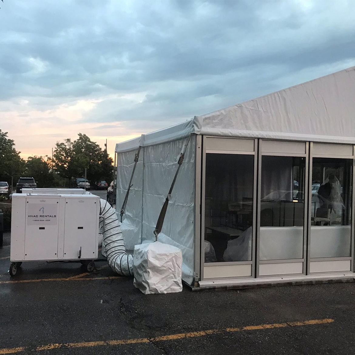 Ontario Tent Options Tent HVAC 1