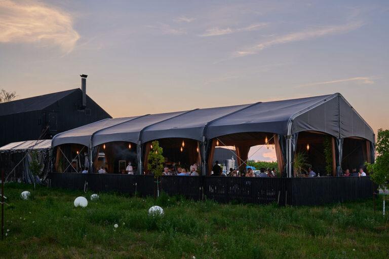 Candice & Alison Outdoor Tent for Pearl Morisette