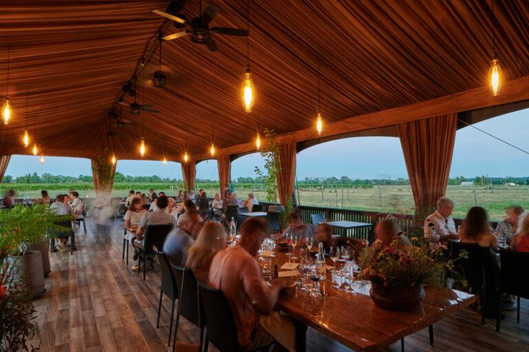 Candice & Alison Outdoor Tent for Pearl Morisette