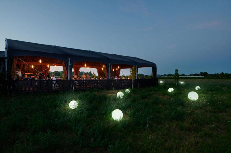 Candice & Alison Outdoor Tent for Pearl Morisette