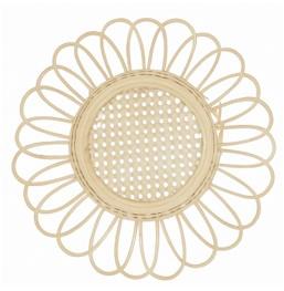 SCALLOP RATTAN CHARGER