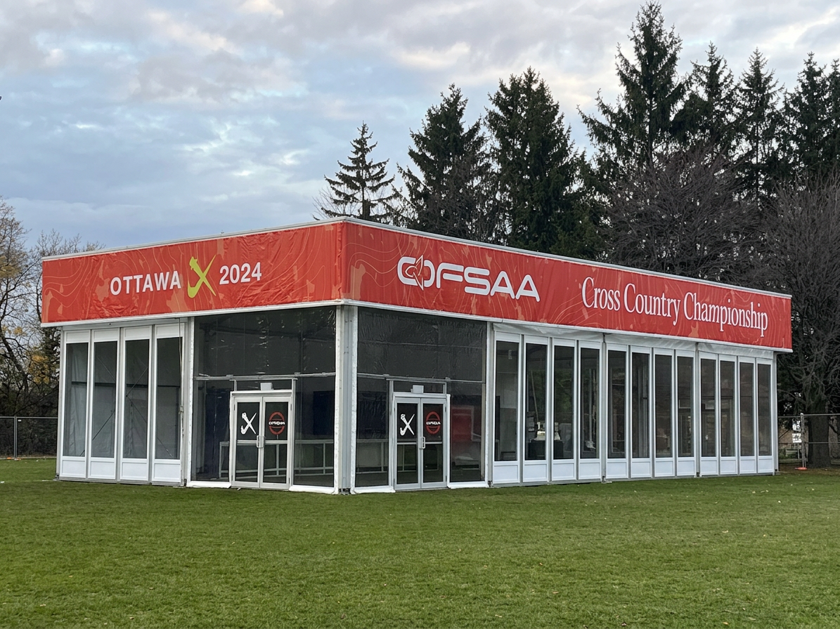 Building for Cross Country Championship event