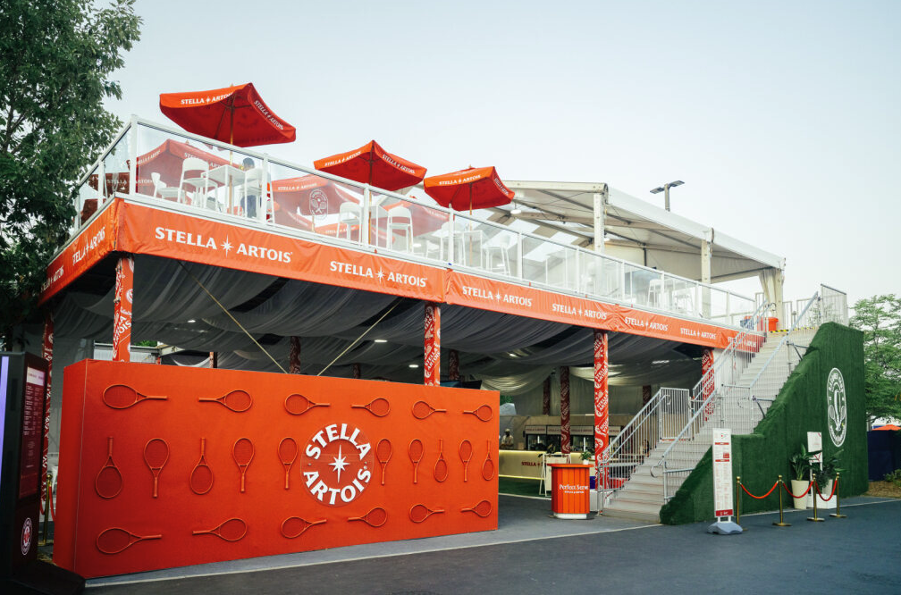 Stella Artois branded outdoor venue
