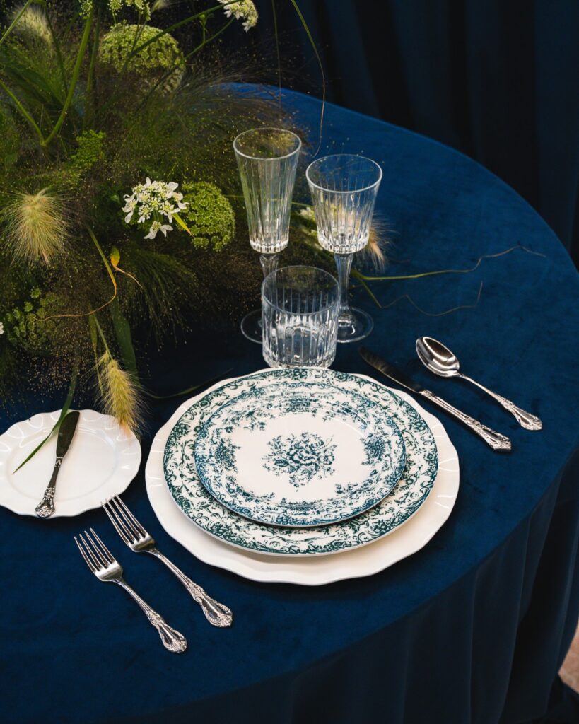 Three New Collections Designed to Transform Your Next Event 4 Event Rentals: Elegant table setting with floral decor