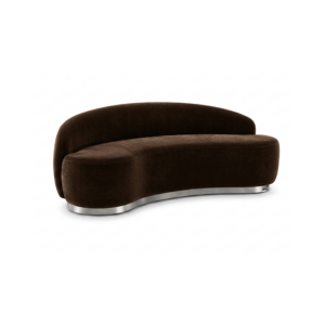 Colette Coco Chocolate Velvet Sofa